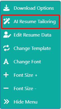 Tailor AI Resumes for free
