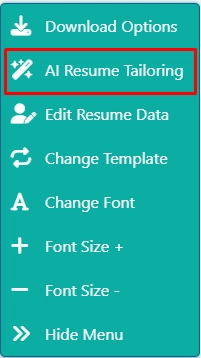 Tailor AI Resumes for free