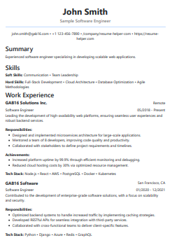 Resume template 3