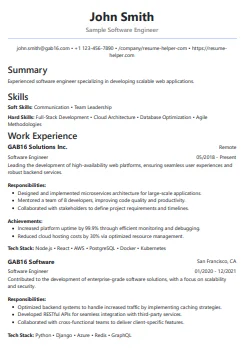Resume template 3